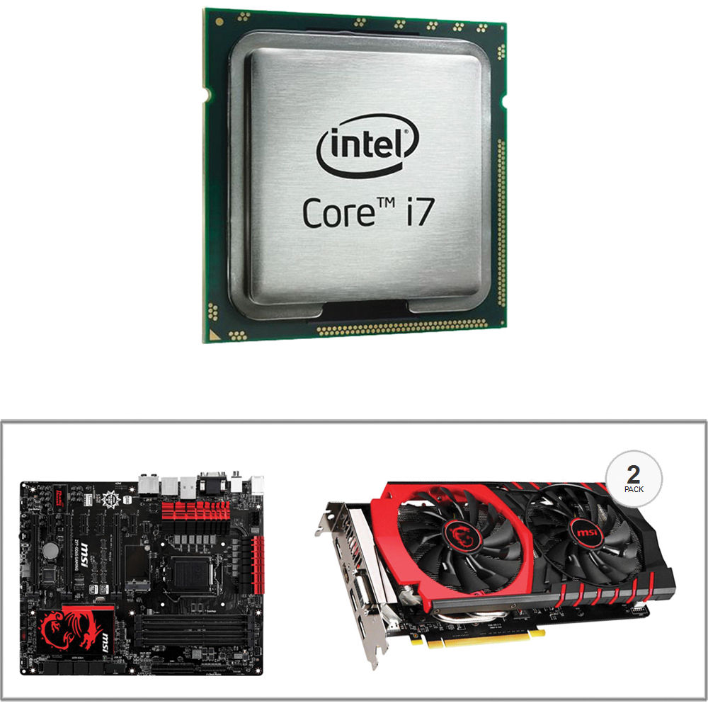 Intel Core I7 4790k With Msi Motherboard And Two Gtx 960