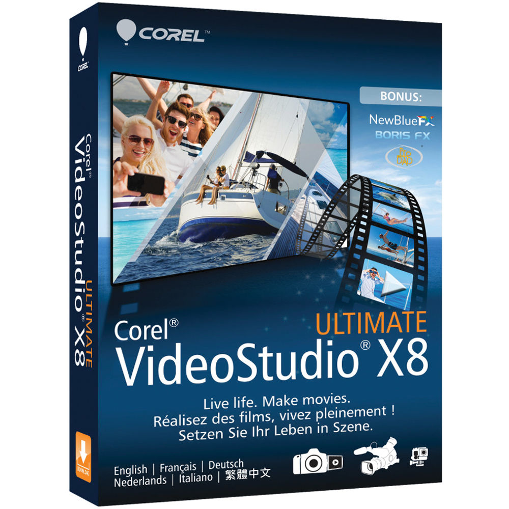 Corel Videostudio Pro Ultimate X8 Download Esdvsprx8ulml B H