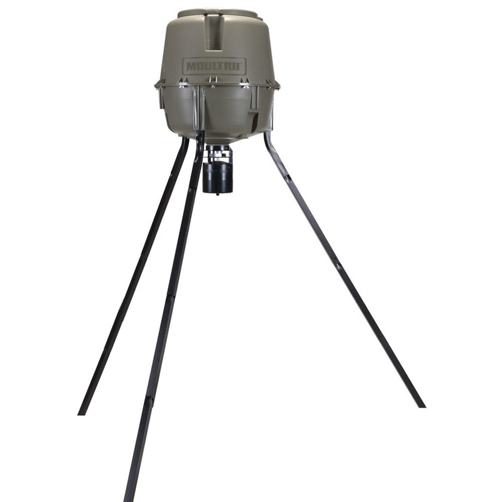 Moultrie 30 Gallon Pro Lock Tripod Deer Feeder Mfg 12607 B H