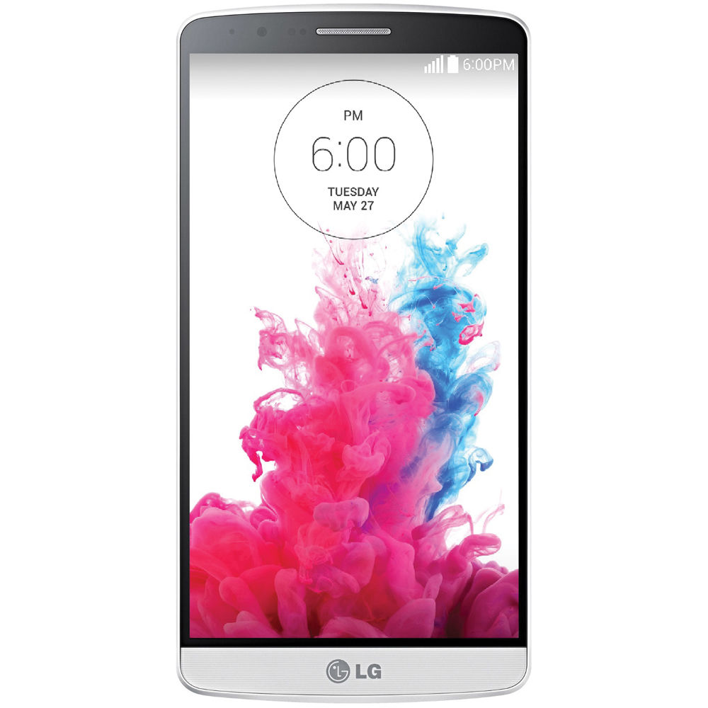 Lg G3 D850 32gb At T Branded Smartphone D850 32gb White B H