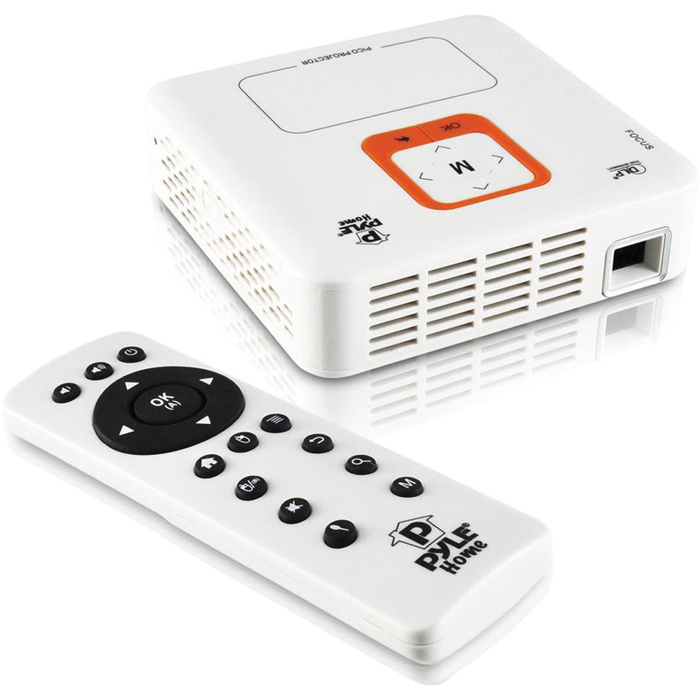 Pyle Pro Prjand820 300 Lumen Fwvga Smart Led Pico Projector With Wi Fi