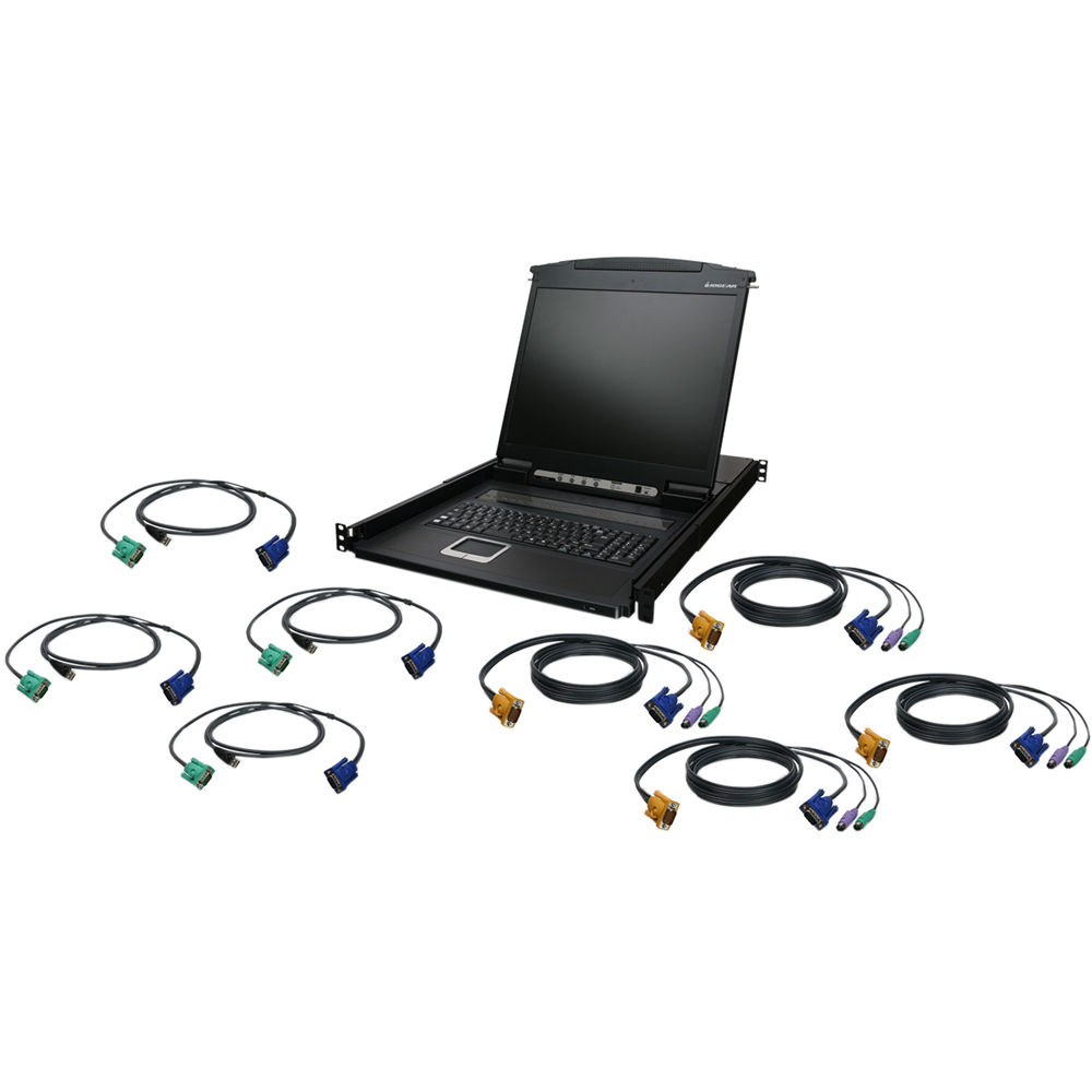Iogear Gcl1908kit 8 Port 19 Lcd Kvm Drawer Gcl1908kit
