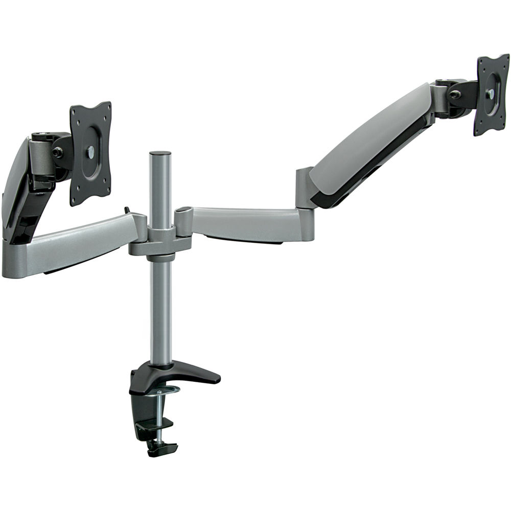 Mount It Height Adjustable Monitor Desk Mount With Dual Mi 7c24