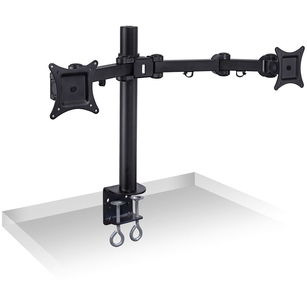 Mount It Dual Arm Articulating Computer Monitor Desk Mount