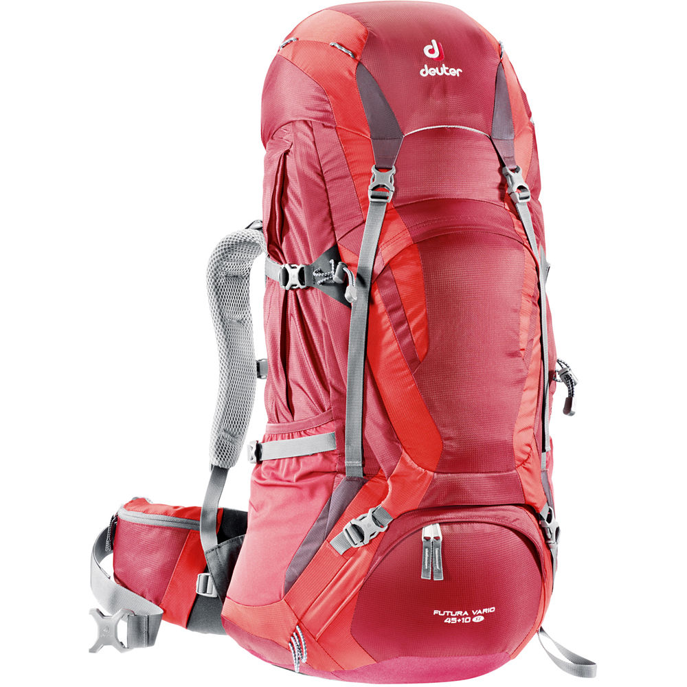 deuter red backpack