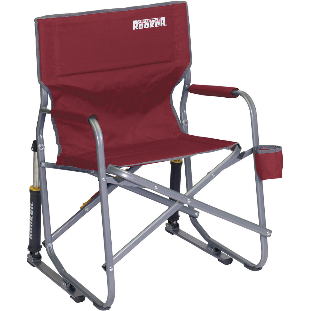 camping rocking chair with shocks
