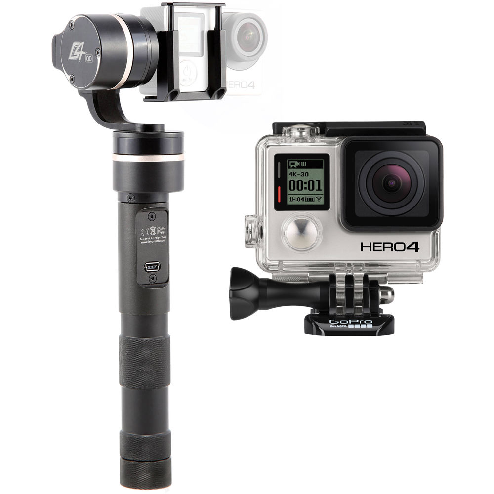 Feiyu Feiyu G4 Qd 3 Axis Handheld Gimbal And Gopro Hero4 Black