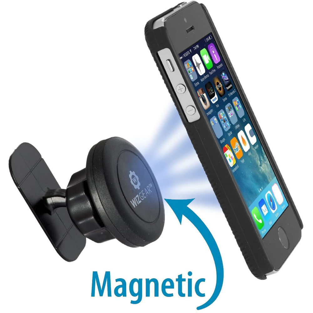 Magnetic Cell Phone Mount >> Wizgear Universal Stick On Adhesive Magnet Dash Mount For Smartphones Magnetic Cell Phone Mount >> Wizgear Universal Stick On Adhesive Magnet Dash Mount For Smartphones