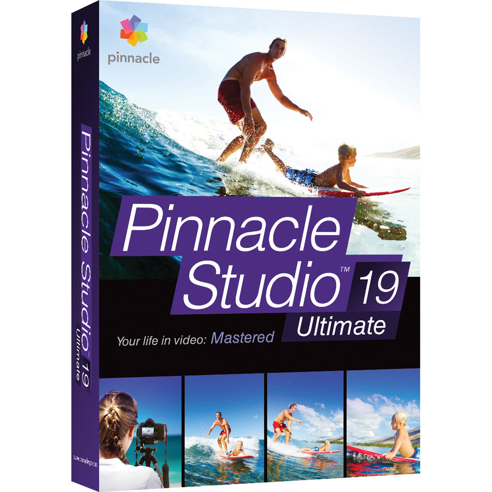 Pinnacle Studio 19 Ultimate For Windows Box Pnst19ulenam B H