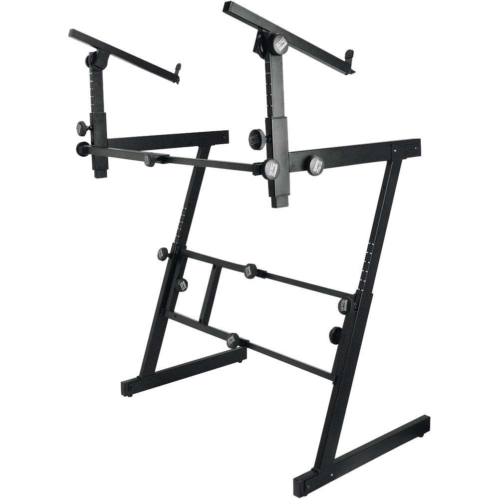 On Stage Ks7365ej Folding Z Two Tier Keyboard Stand Ks7365 Ej