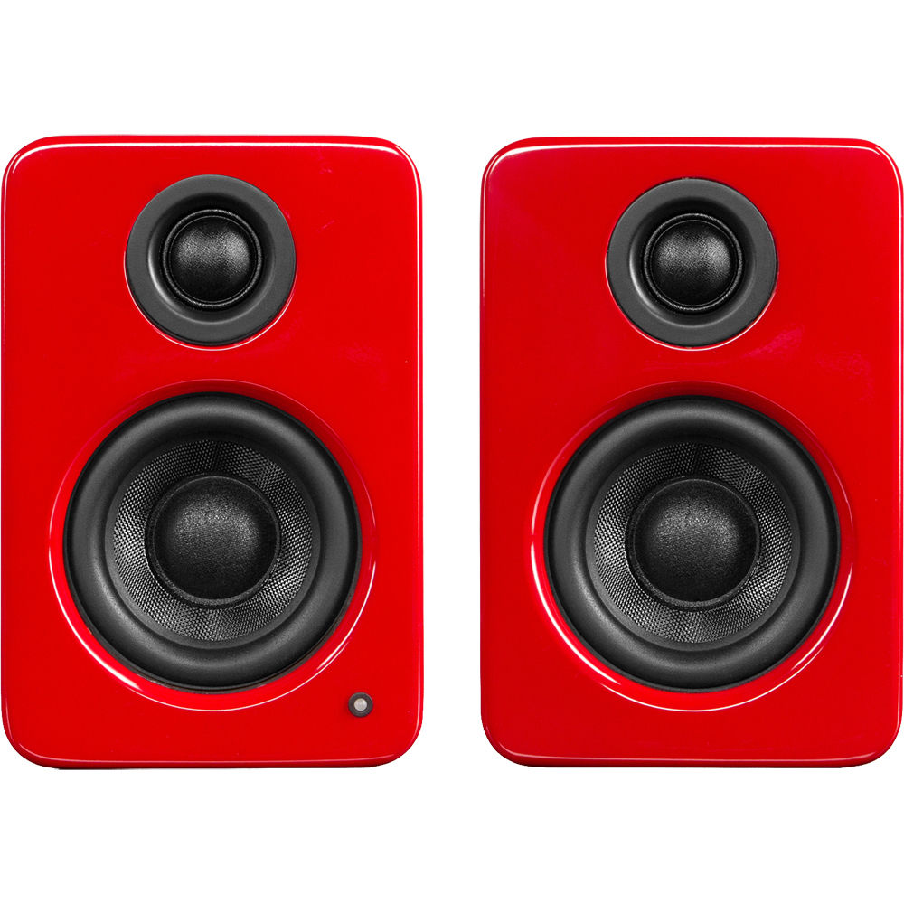 Kanto Living Yu2 Powered Desktop Speakers Glossy Red Yu2gr B H