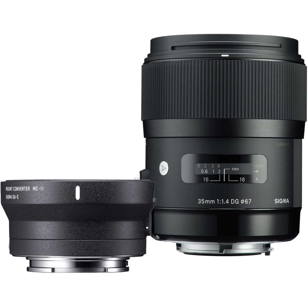 Sigma 35mm F 1 4 Dg Hsm Art Lens For Canon Ef And Mc 11 Zh954