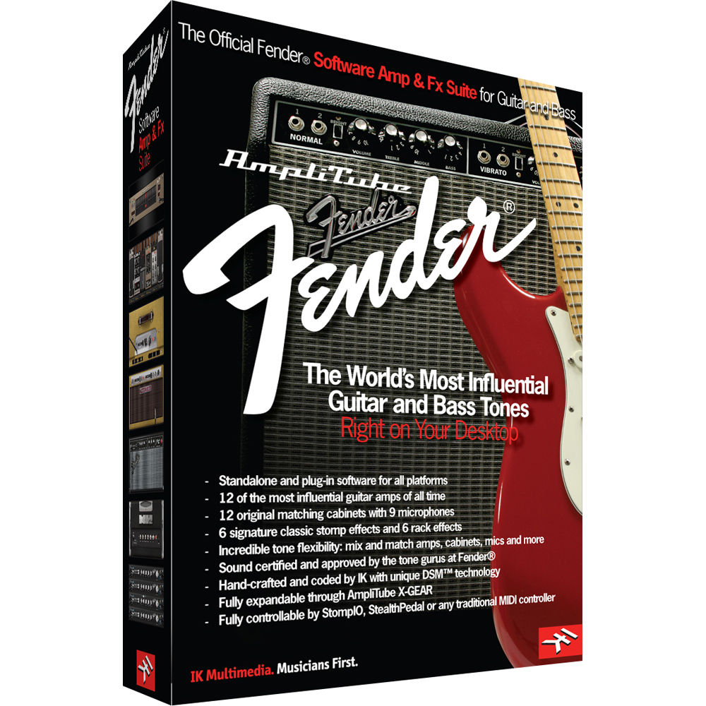 Ik Multimedia Amplitube Fender Guitar Amplifier At 200 Fdd In