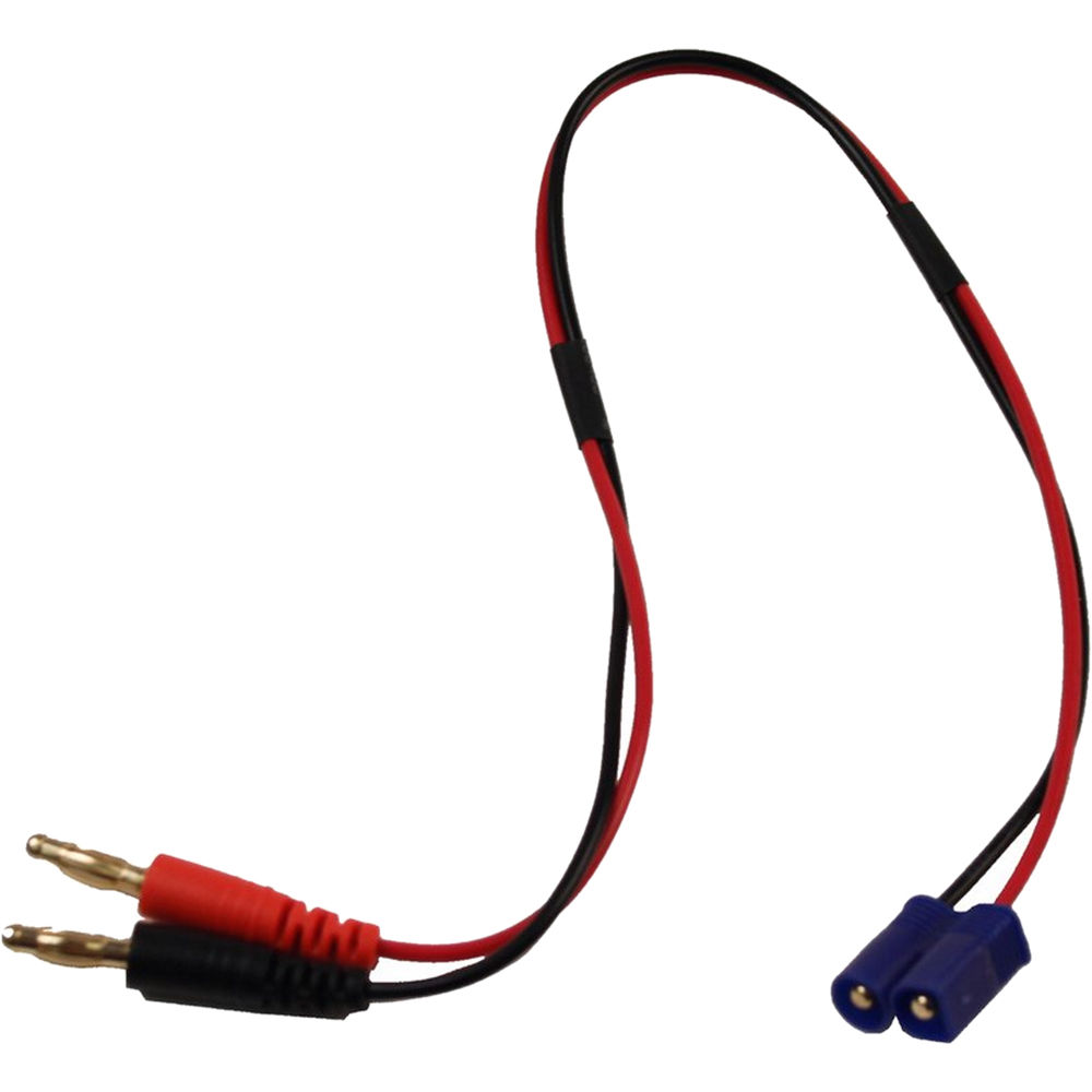WST EC5 to 4mm Banana Plug Battery RC Balance Charge Cable Lead Adapter Connector 30CM // 12AWG x 2 PCS