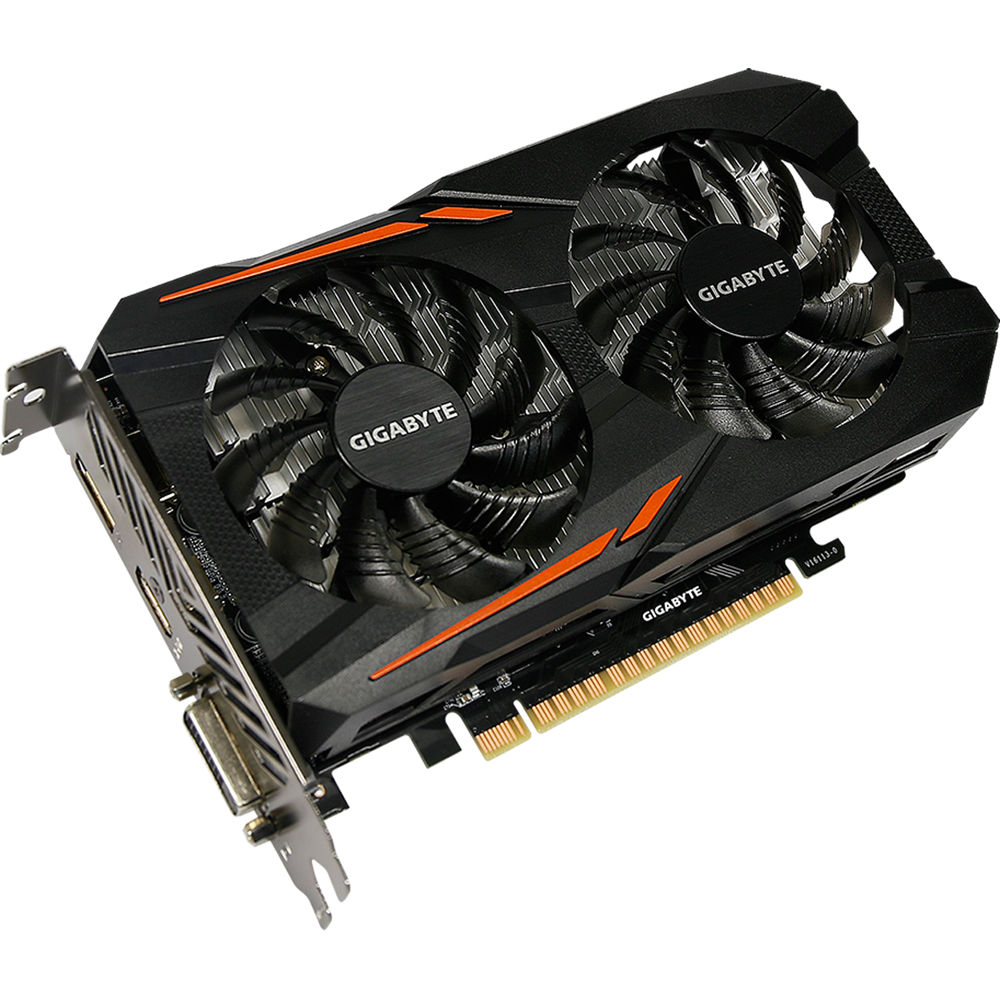 Gigabyte Geforce Gtx 1050 Ti Oc 4g Graphics Card Gv N105toc 4gd