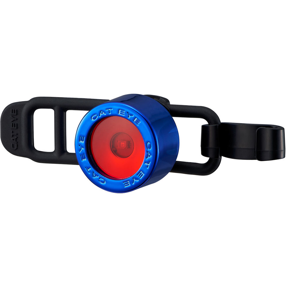 Chrome Blue Cateye Nima 2 Bicycle Safety Head Light 1 White LED Multi-Mount