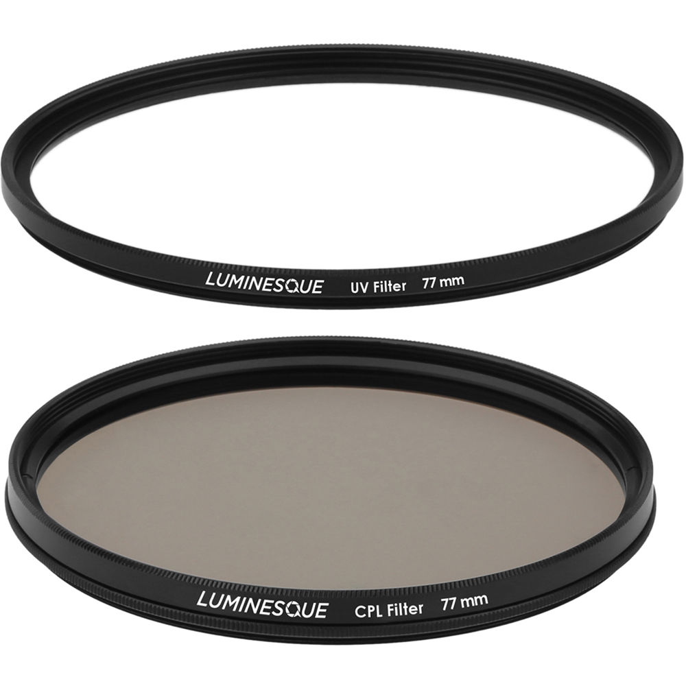 Acouto UV Slim Clear Lens Filter Polarizer Lens Kit Protector for Canon Cameras with Adapter 77MM UV Lens; Slim Lens Filter; Camera Polarizer Lens; Glass Lens Filter; Camera Lens Kit