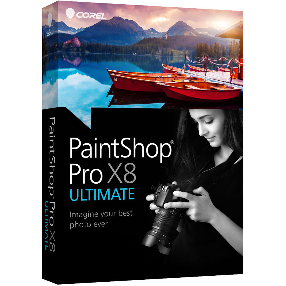 Corel Paintshop Pro X8 Ultimate Dvd Pspx8ulenmbam B H Photo