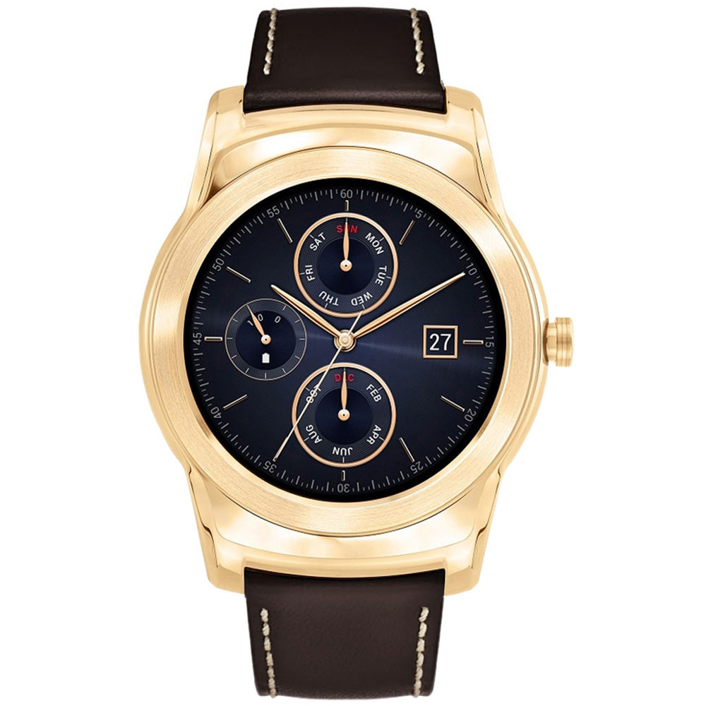 Lg Watch Urbane Luxe Smartwatch 23k Gold Lgw150 Ausargi B H