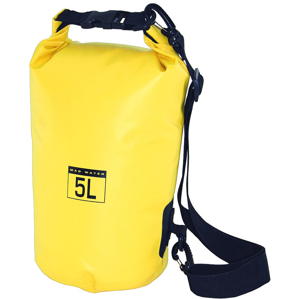Mad Water Classic Roll-Top Waterproof Dry Bag (5L, Yellow)