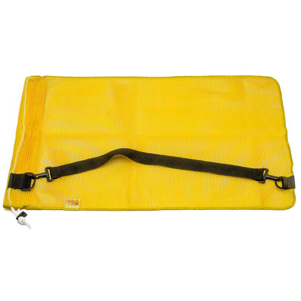 yellow drawstring bags