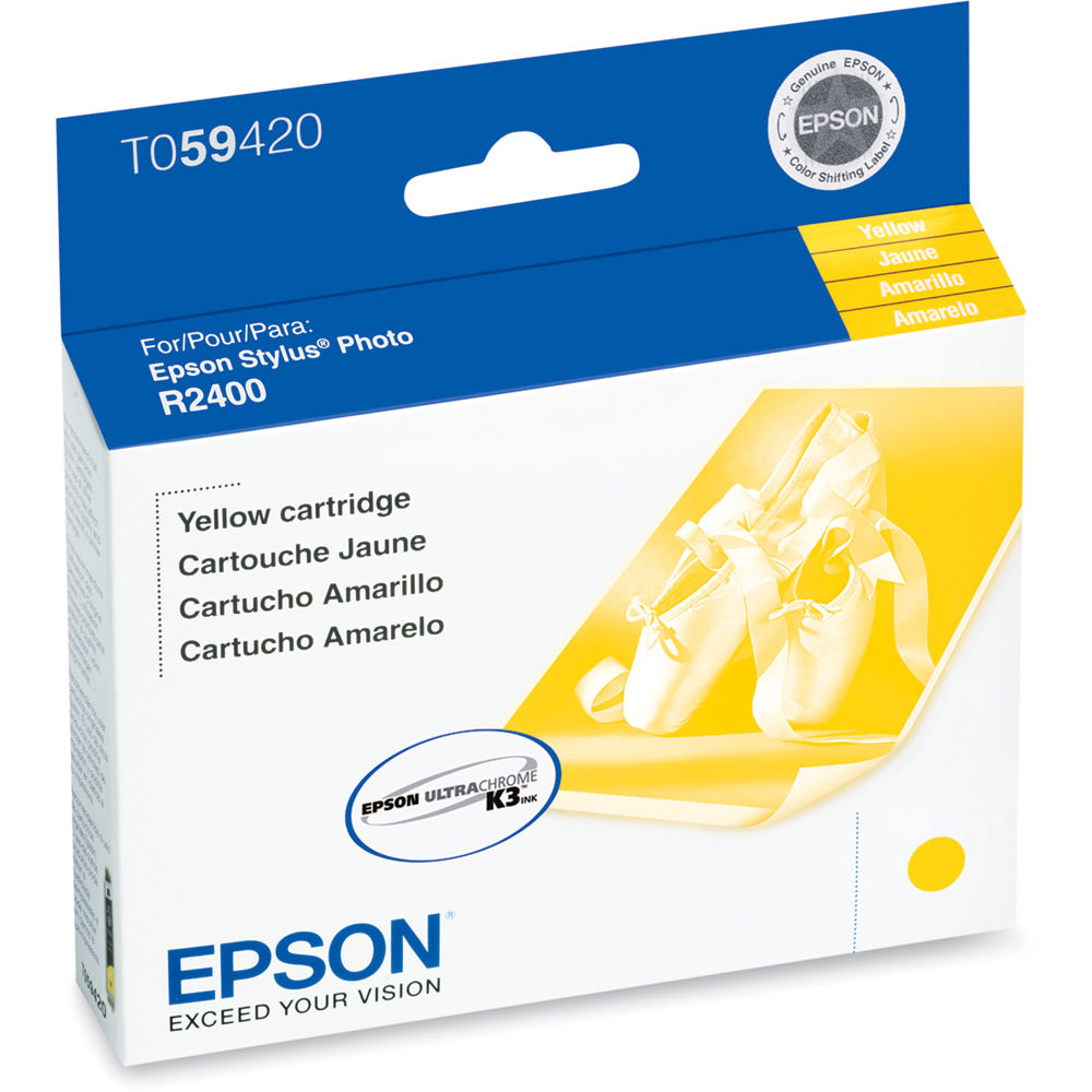 epson printer yellow