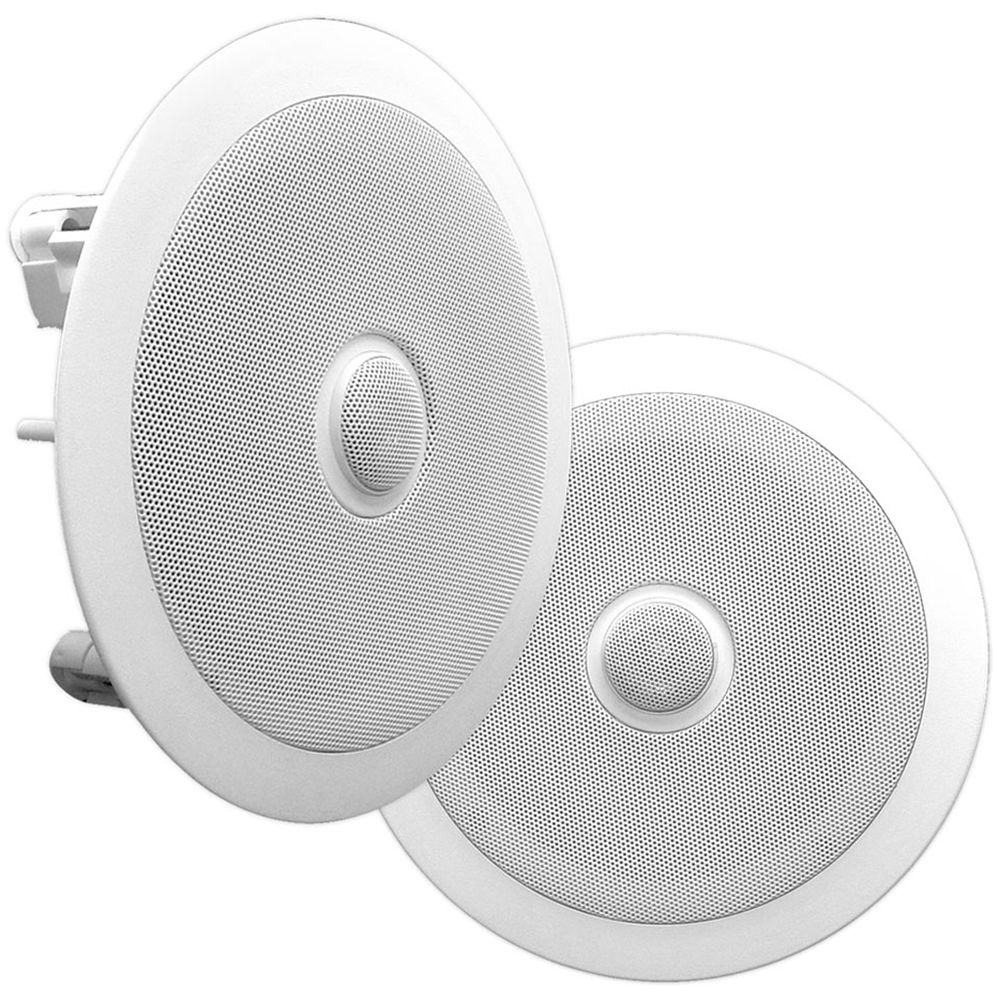 Pyle Pro Pdic60 6 5 Two Way In Ceiling Speaker System Pair