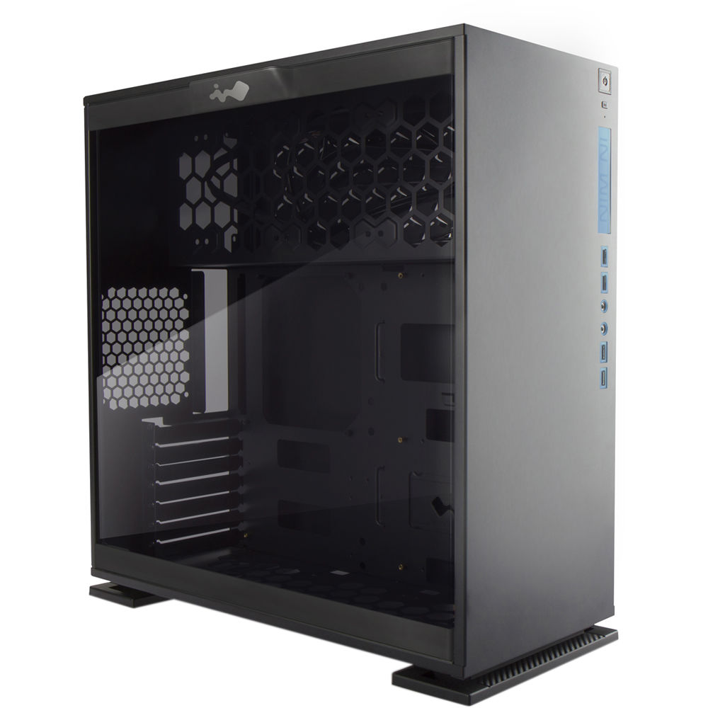 In Win 303 Atx Gaming Chassis Black 303black B H Photo Video