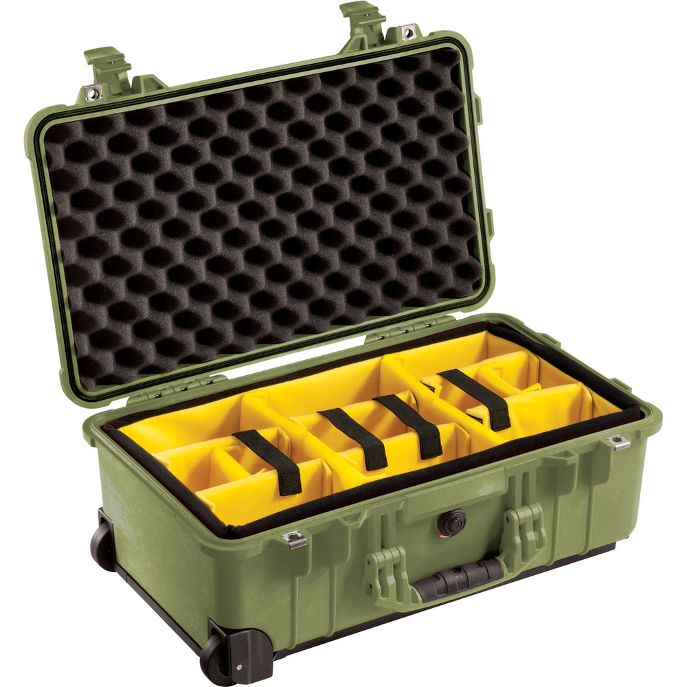 Includes 2 Yellow Handles /& 2 Yellow latches. TrekPak Divider System for The Pelican 1510 case