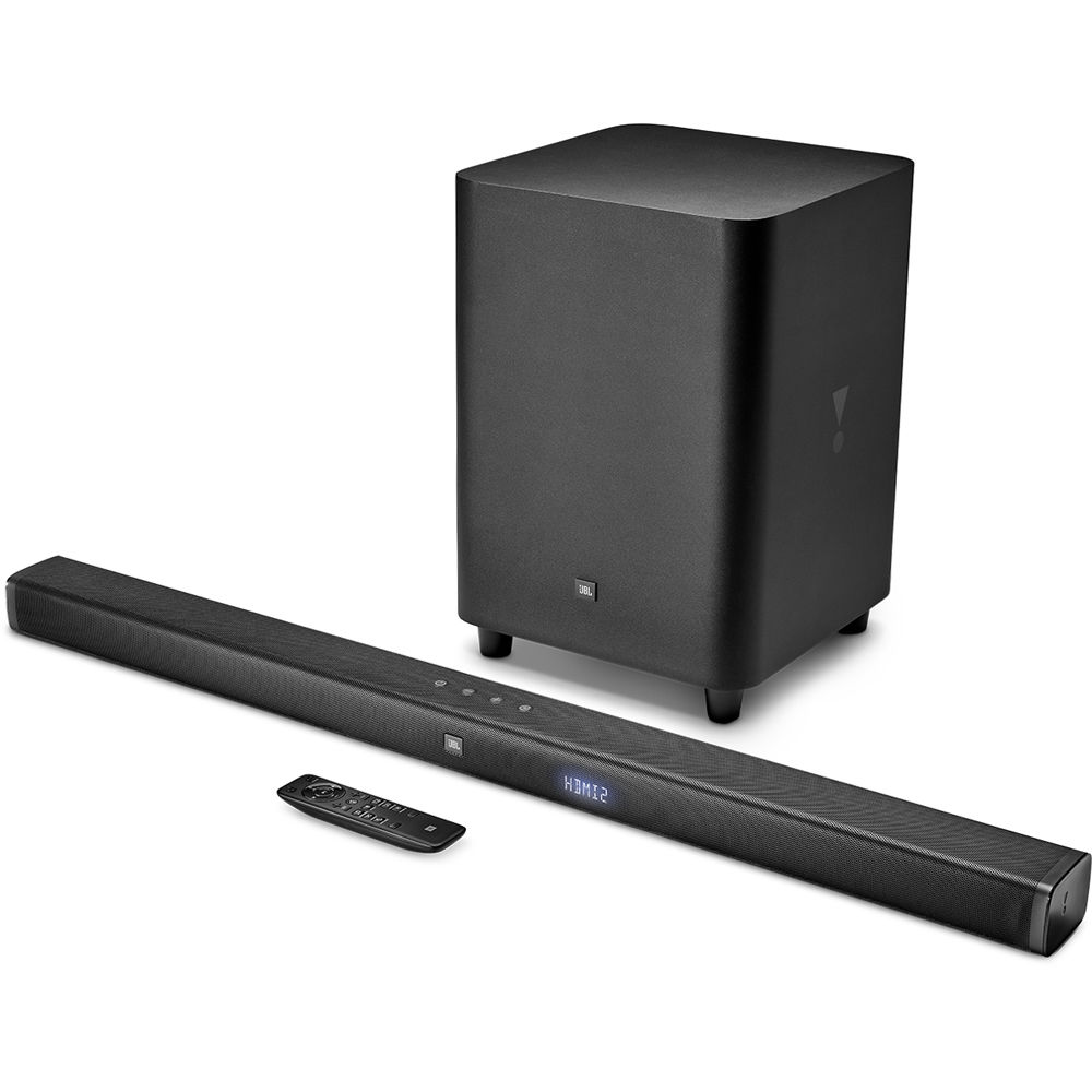 2.1 channel soundbar with wireless subwoofer