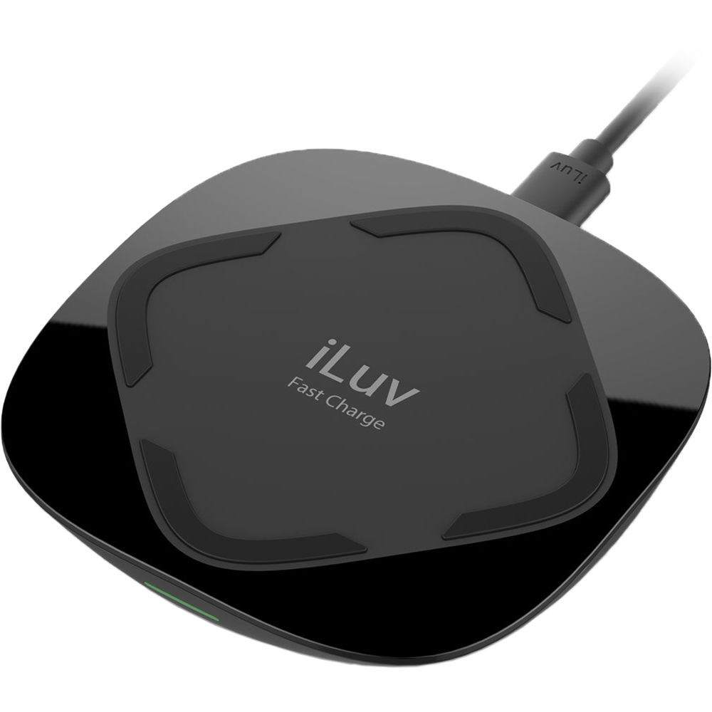 Iluv Qi Fast Wireless Charger Iad8x10bk B H Photo Video