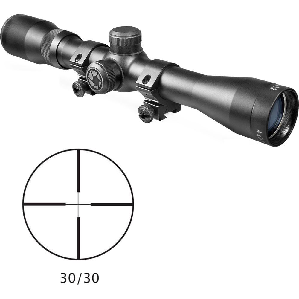 Barska 4x32 Plinker-22 Silver Riflescope AC10041.