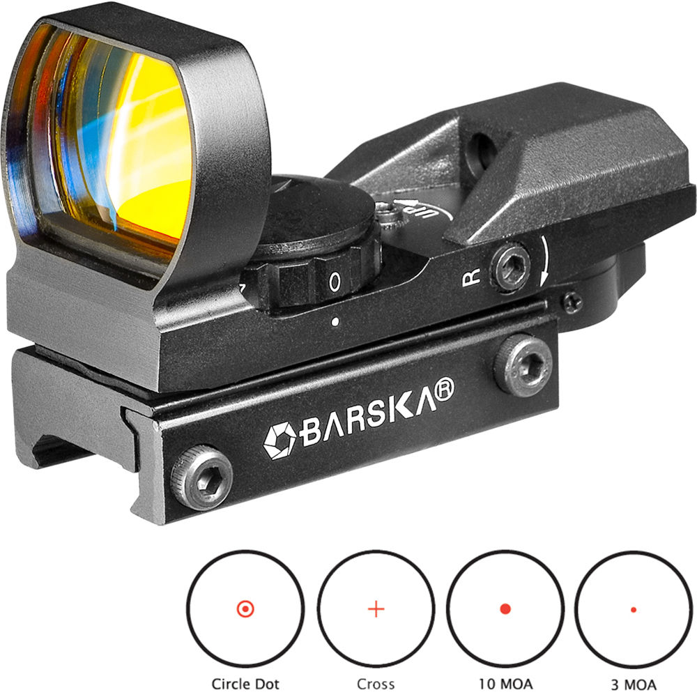 Photo 1 of Barska 1x22 Multi-Reticle Electro Sight Riflescope (Black Matte)