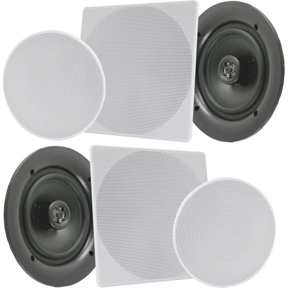 Photo 1 of Pyle Pro 5.25" In-Wall/In-Ceiling 150W 2-Way Stereo Speakers (Pair)