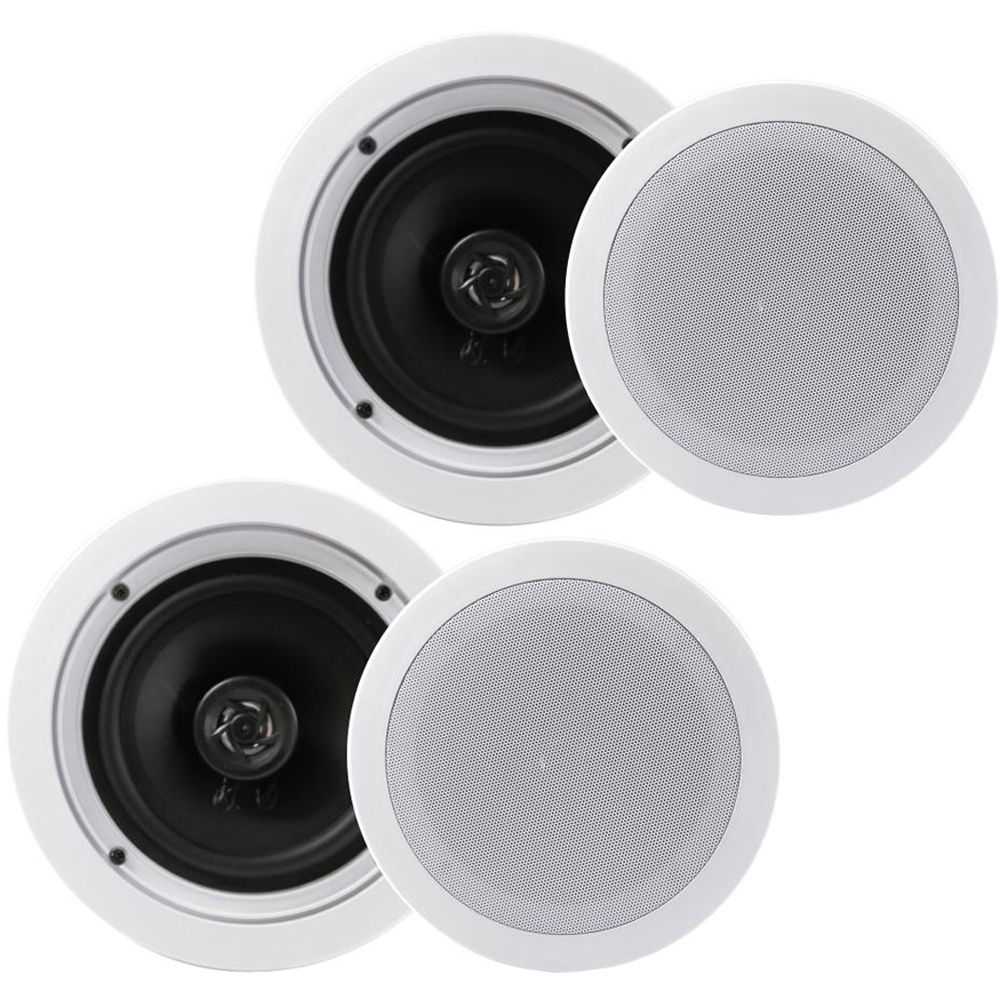 Pyle Pro 6 25 In Wall In Ceiling 200w 2 Way Pdic1661rd