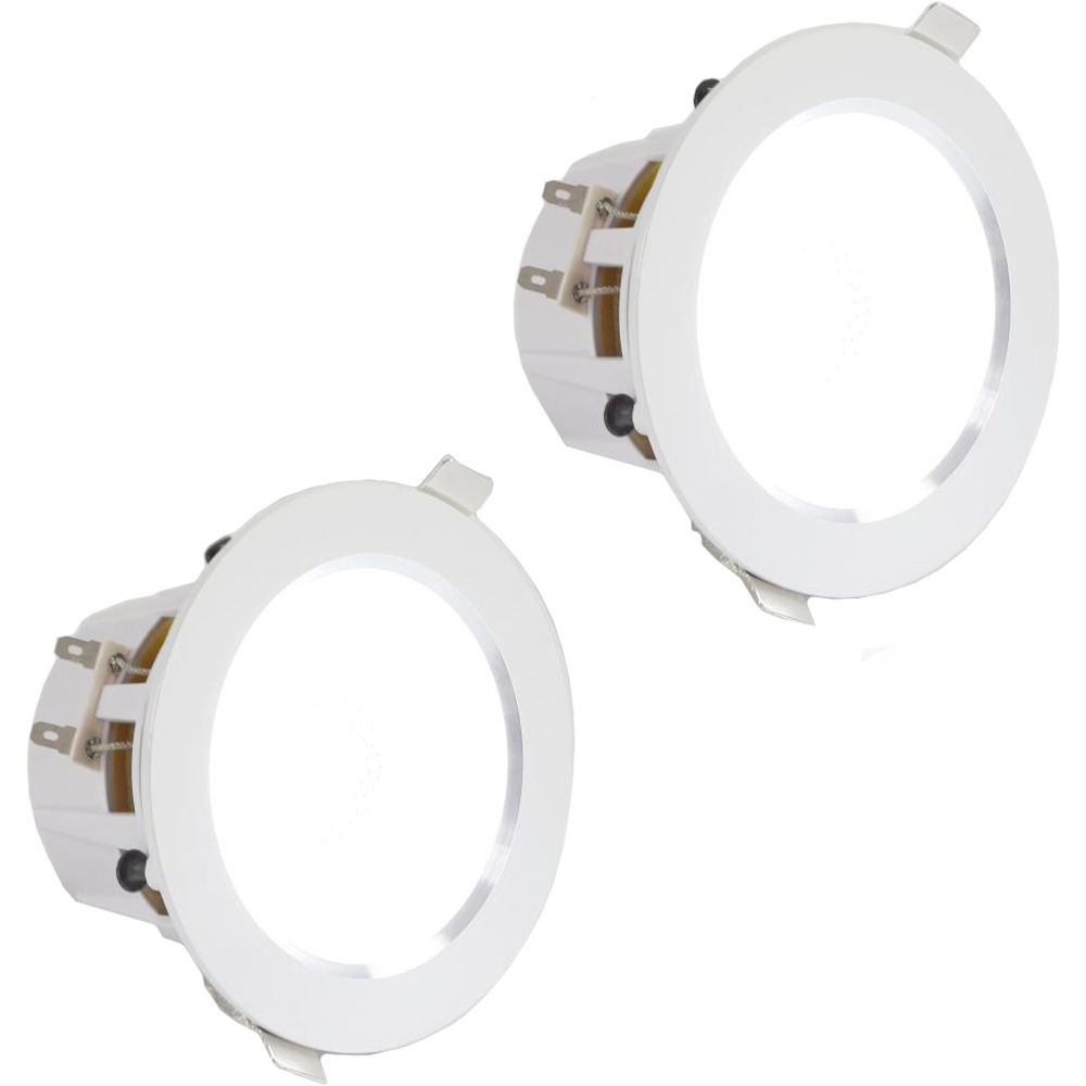 Pyle Pro Pdicbtl35 3 5 Bluetooth Ceiling Wall Speakers With Led Light Pair