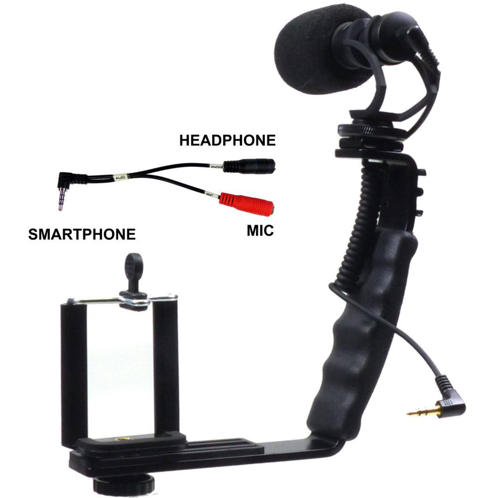 Alzo Smartphone Streaming Video Rig With Mic Y Cord 2012