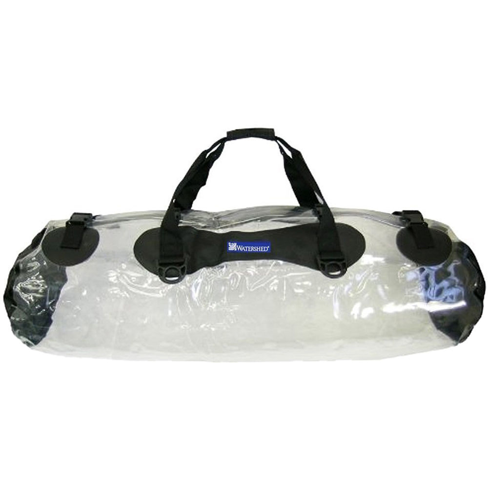 clear duffle bag