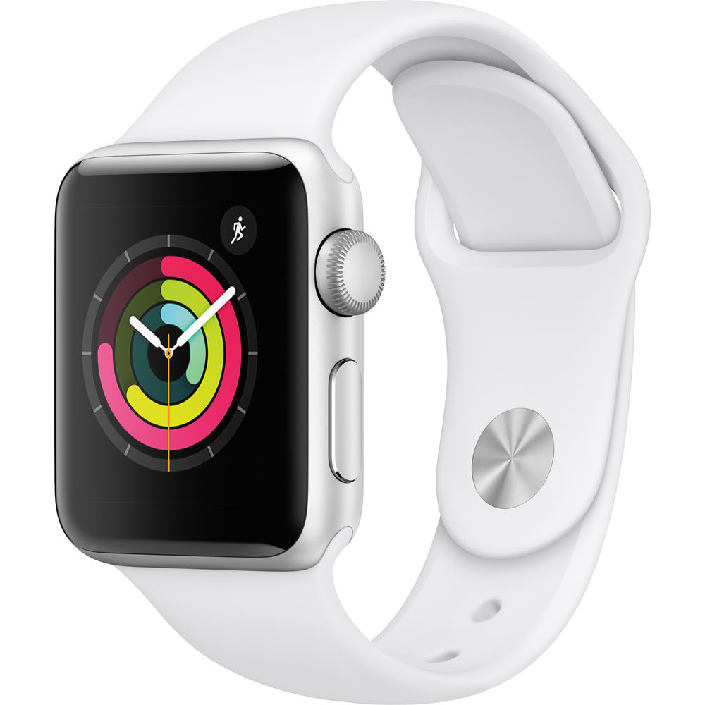 apple watch series 3 38mm silver aluminium