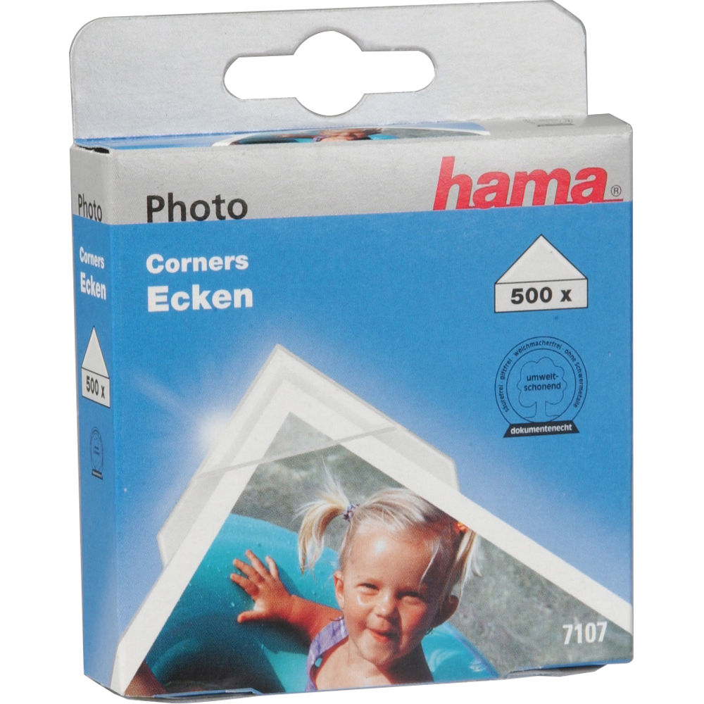 Hama Clear Photo Corners 500 Ha 7107 B H