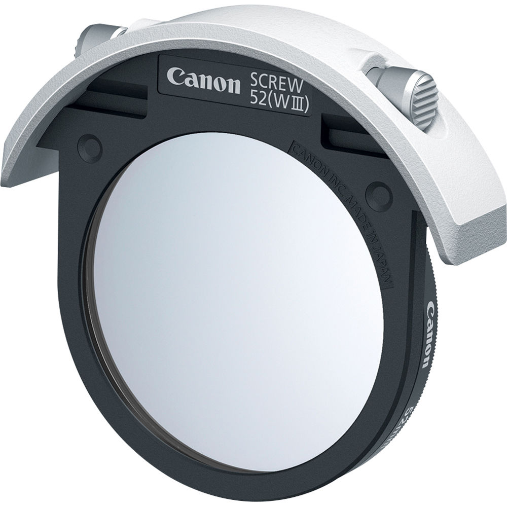 Canon Drop-In Screw Filter Holder 52 WIII with Protector Filter