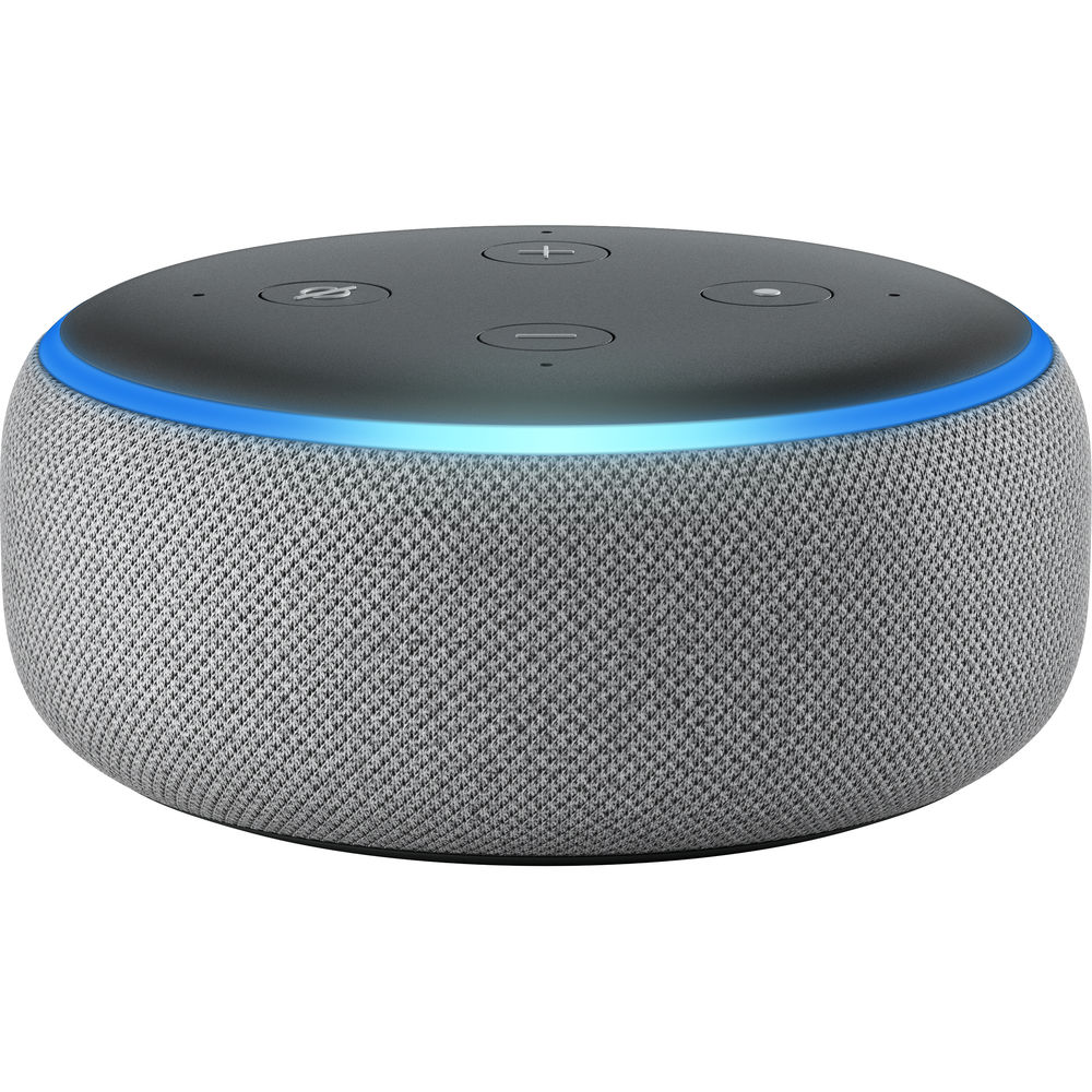 echo dot heather gray