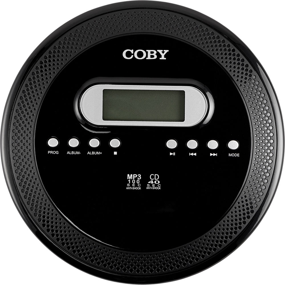 Coby Portable Mp3 Anti Skip Cd Player Cd 192 Blk B H Photo Video