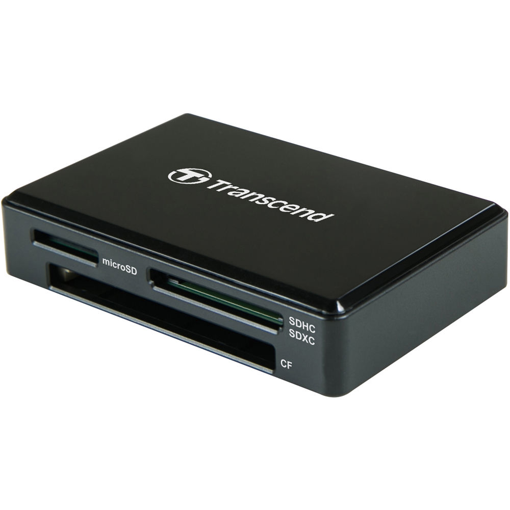 Color : Black Hongyushanghang Card Reader USB 3.0 Dual Slot Reader
