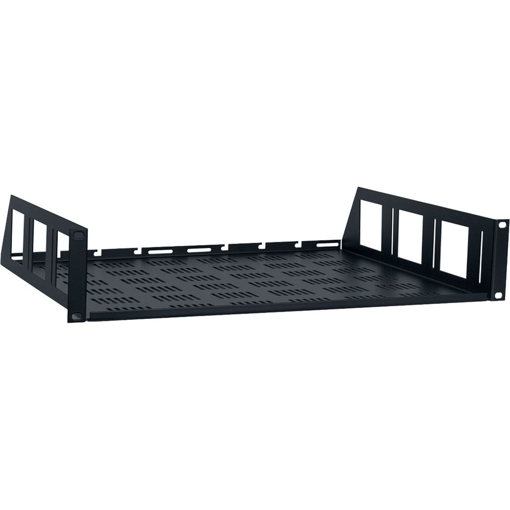 Lowell Manufacturing Vented Rack Utility Shelf 2u Usv 214 B H