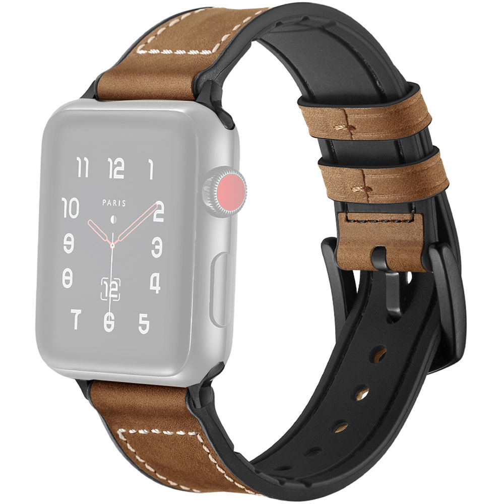 watch with leather band