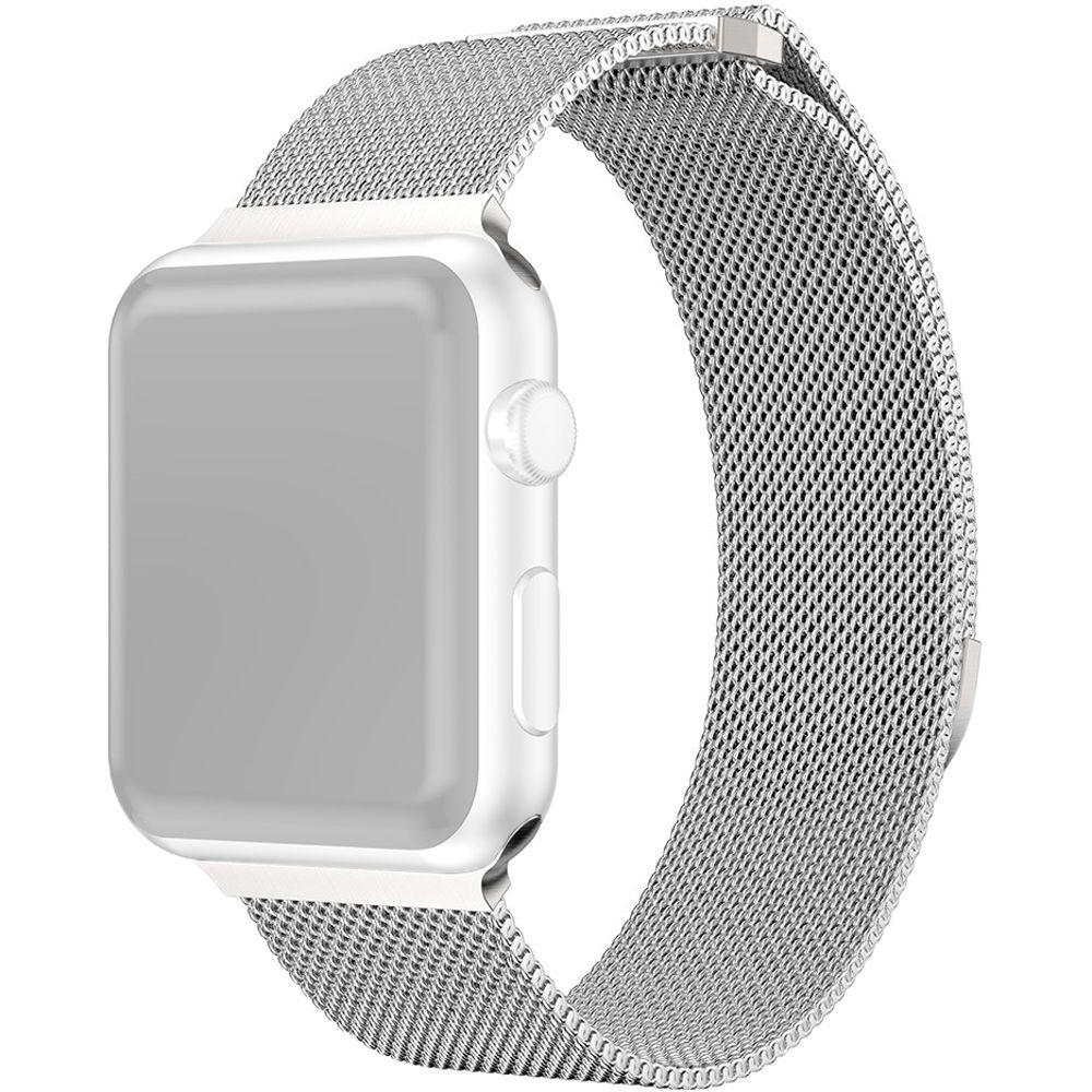 silver mesh apple watch band 38mm