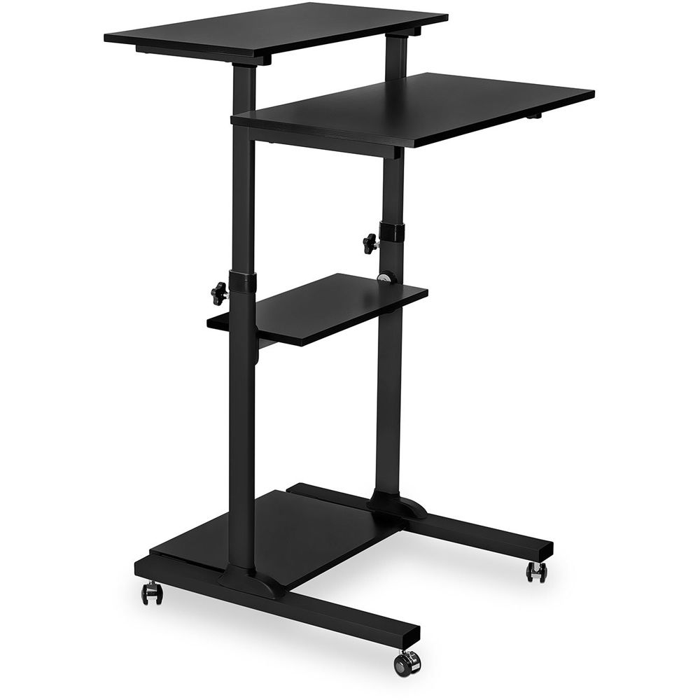 Used Mount It Height Adjustable Rolling Stand Up Desk Mi 7940