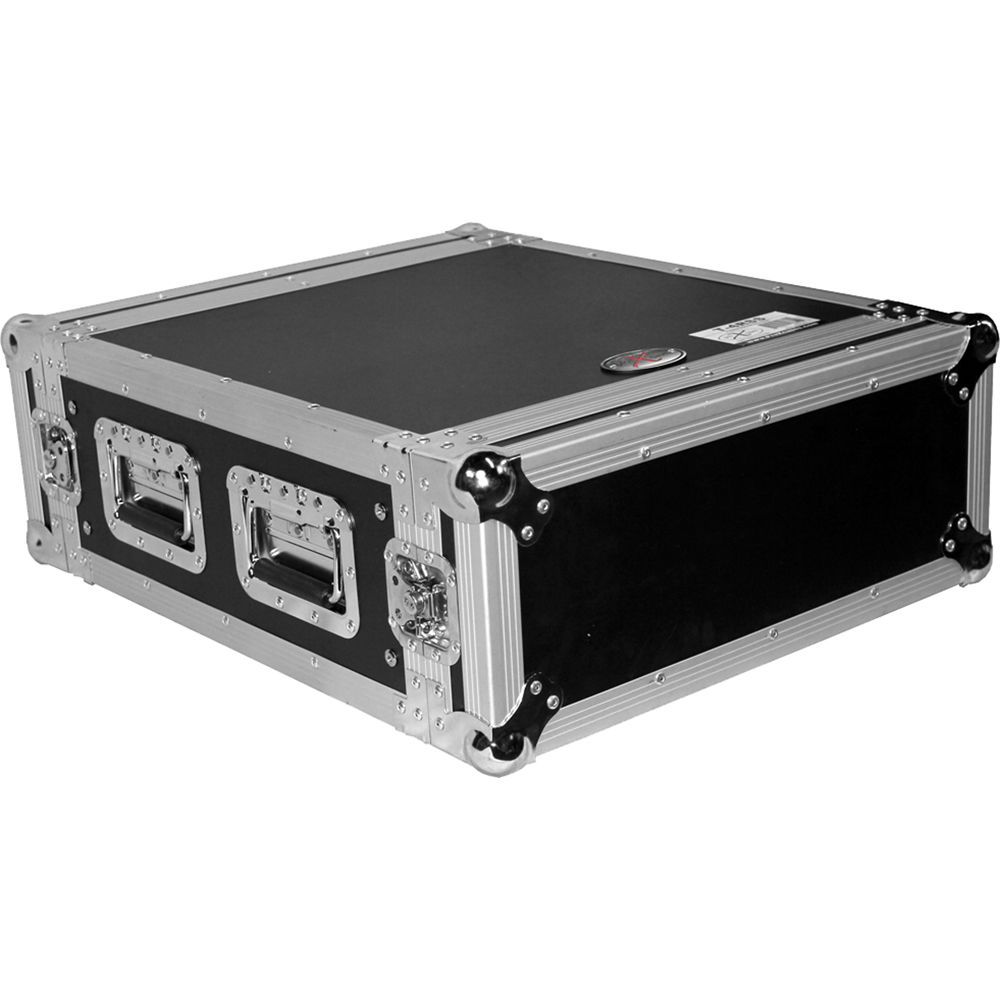 12 Space Amp Rack ProX Cases T-12RSS 12U Road Gig Ready Flight Case W//Casters