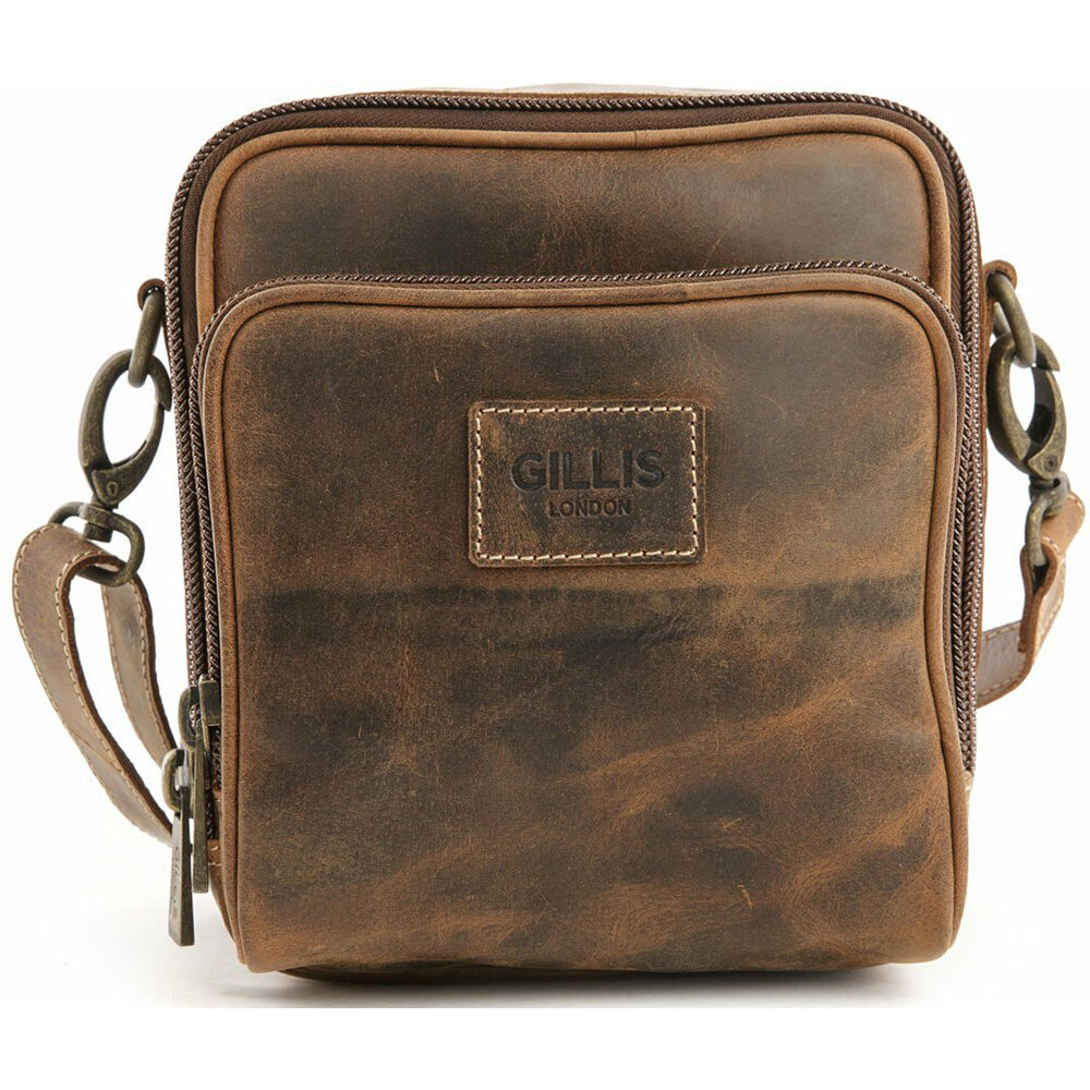 small leather camera bag